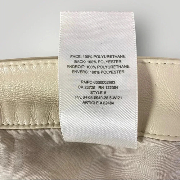 Aritzia Wilfred Vegan Leather Pants Sz 8 - Picture 10 of 13